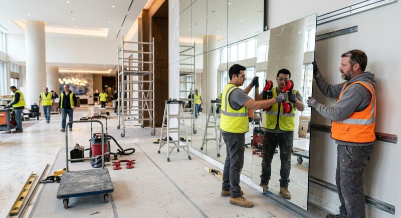 Commercial Mirror Installation in Longmont, CO