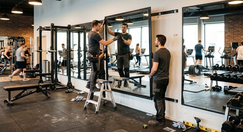 Fitness Mirror Installation in Boulder, CO