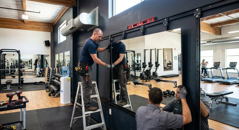 Gym Mirrors Installation in Boulder, CO