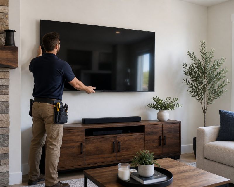 Television Mounting Service in Overland Park, KS